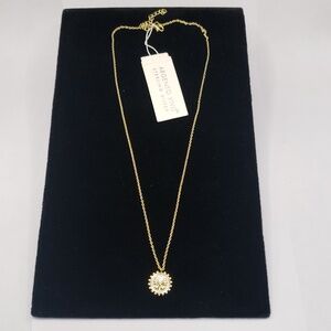 Argento Vivo Sterling/Gold Plated Butterfly Medallion Necklace